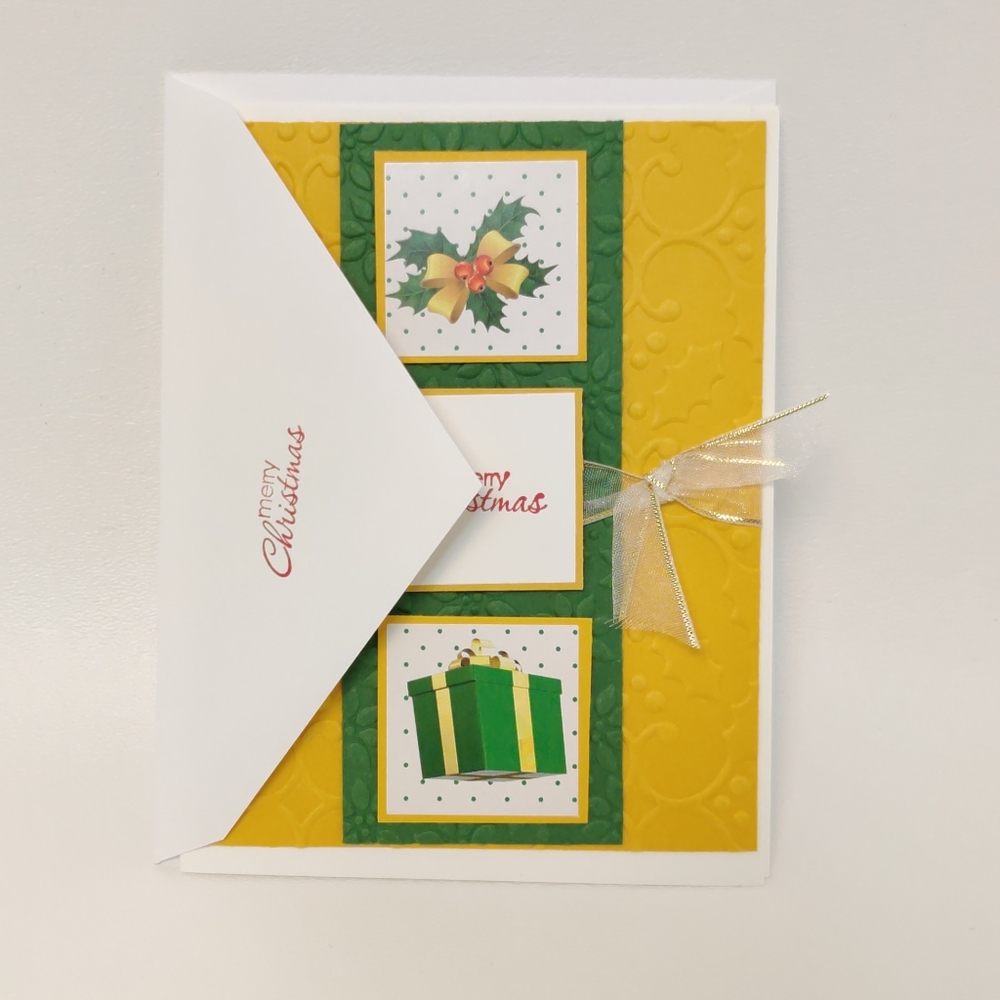 Handmade Merry Christmas Holiday Greeting Cards